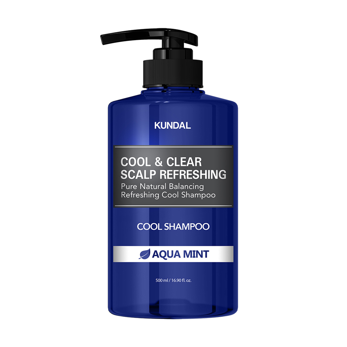 Шампунь для волосся Kundal Cool &amp; Clear Scalp Refreshing Shampoo Aqua Mint, 500 мл